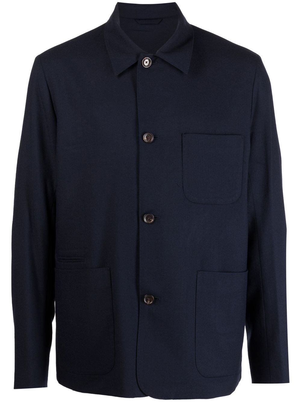 Paul Smith plain workwear jacket - Blue