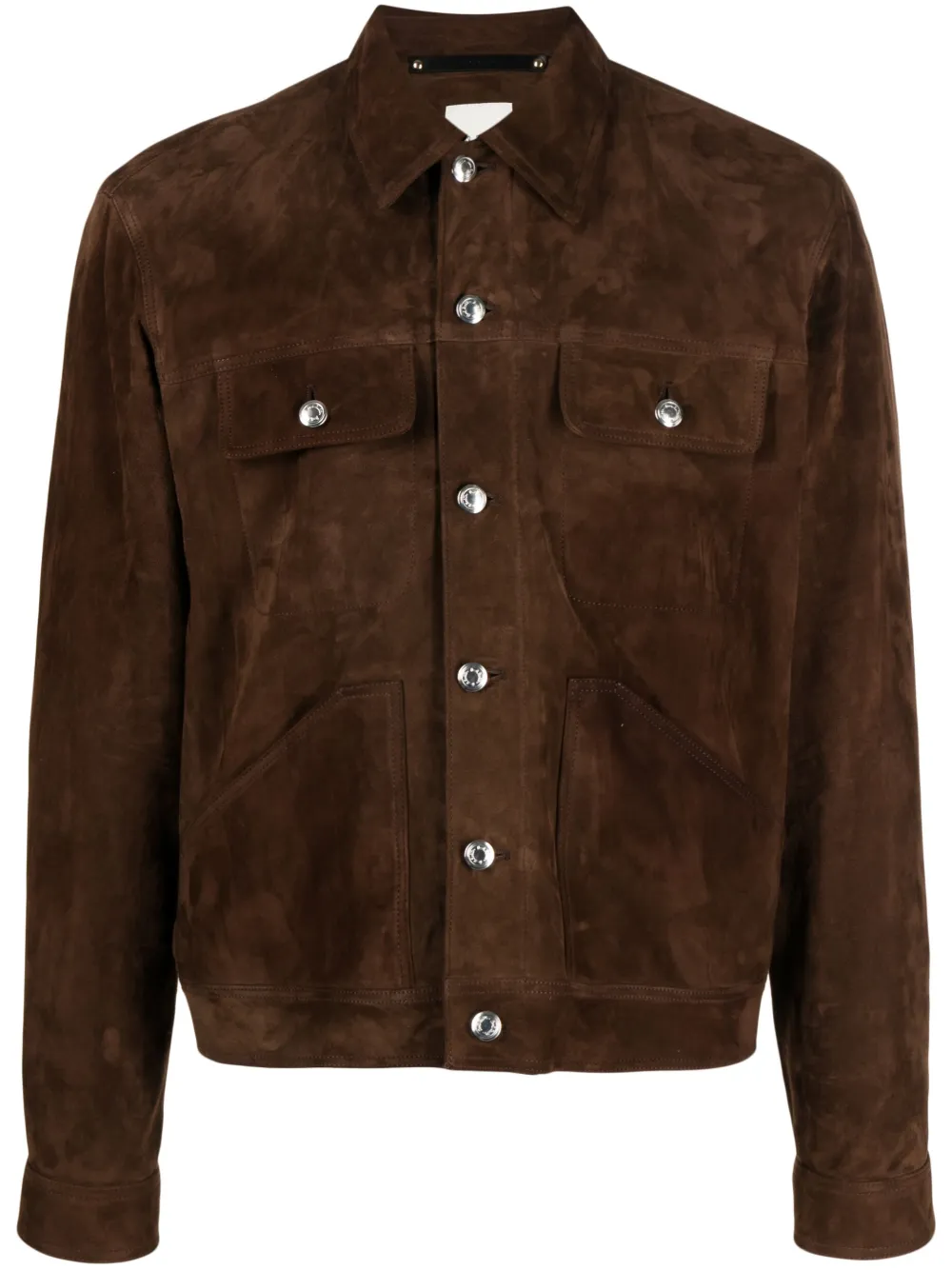 PAUL SMITH LONG-SLEEVED SUEDE JACKET