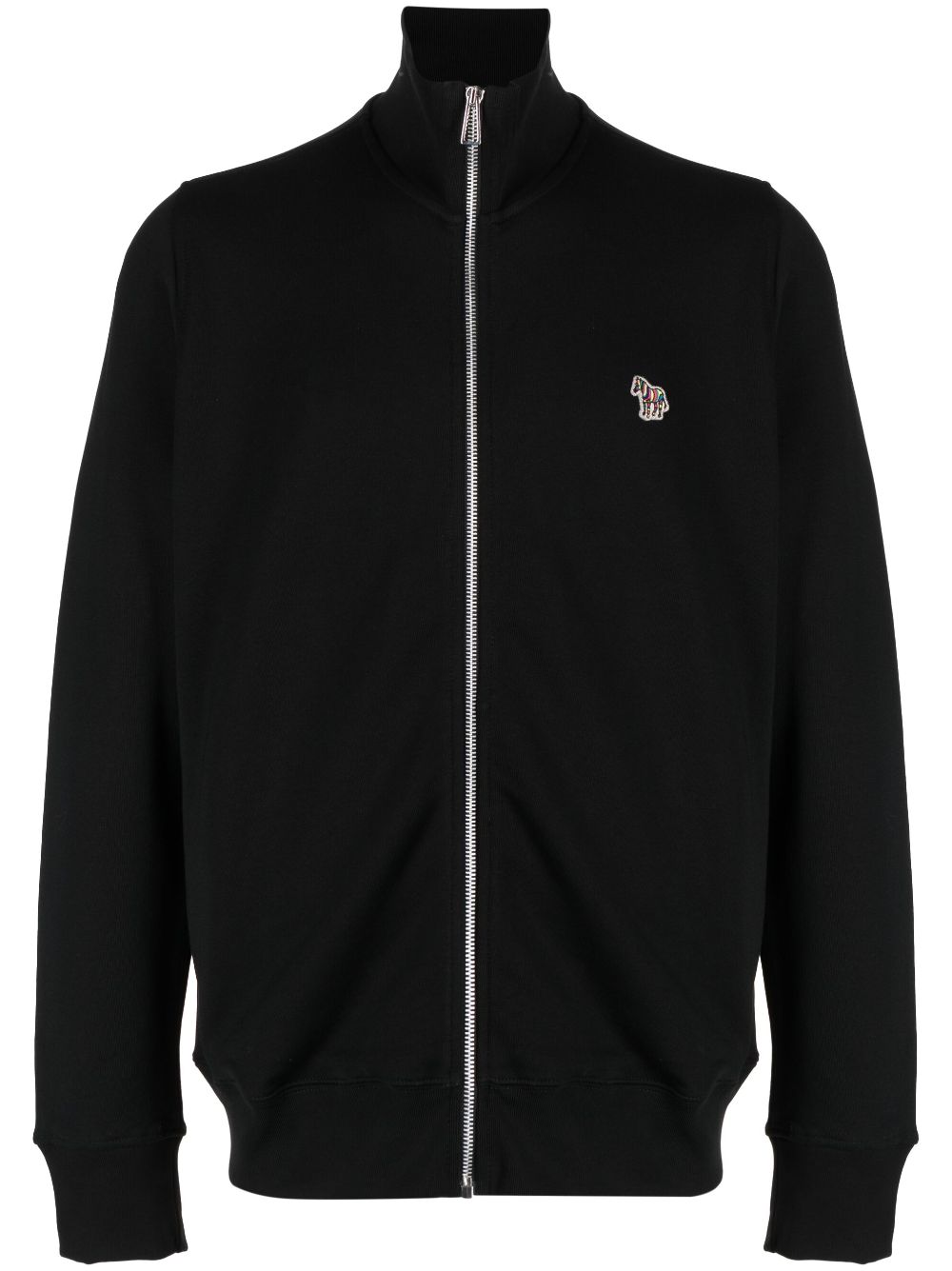 PS Paul Smith zebra-patch zip-fastening sweatshirt – Black