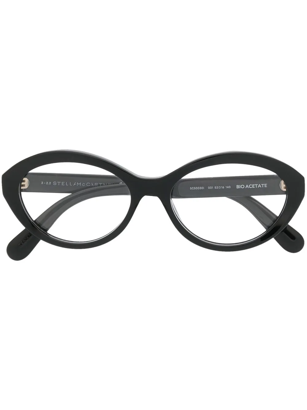 

Stella McCartney Eyewear oval-frame glasses - Black