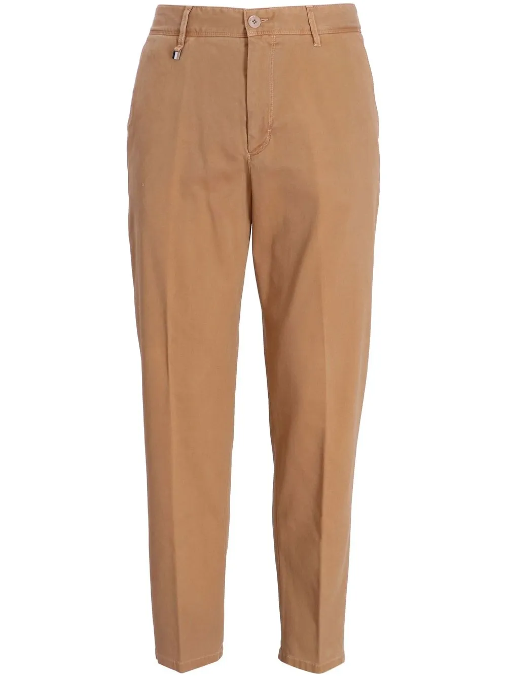 

BOSS mid-rise tapered-leg trousers - Brown