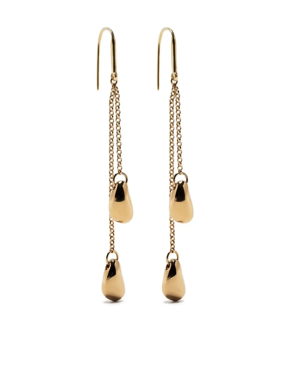 

Isabel Marant asymmetric drop earrings - Gold