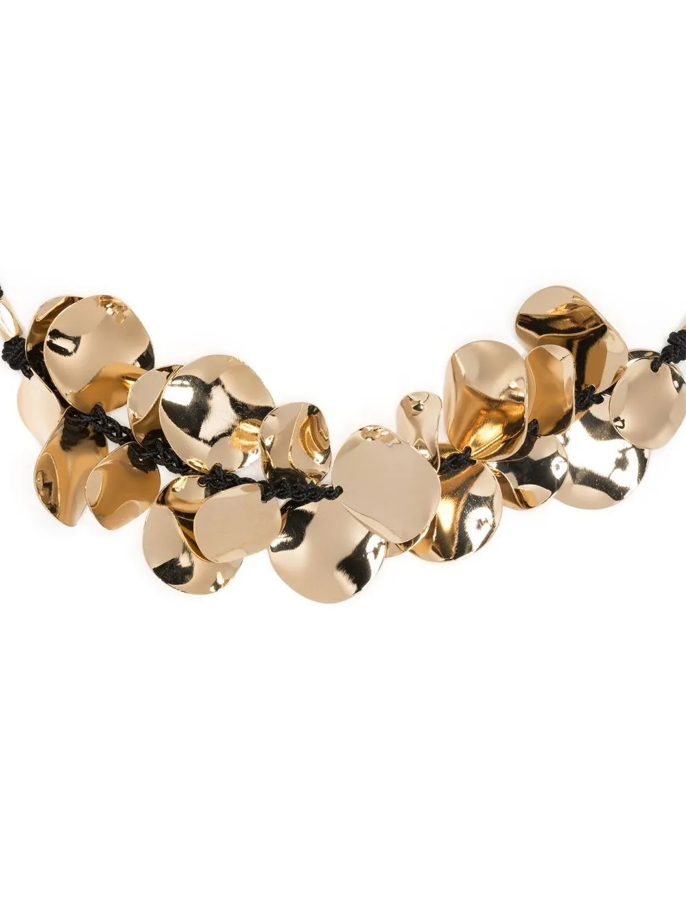 Isabel Marant Embellished String Necklace In Gold