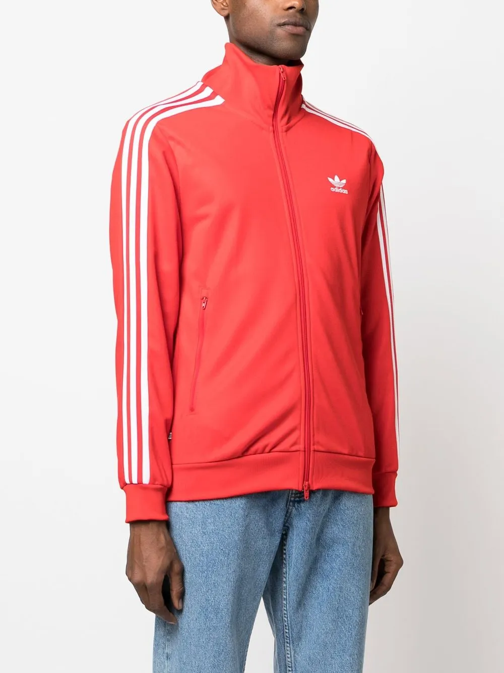 Adidas Originals three-stripe Zipped Jacket - Farfetch