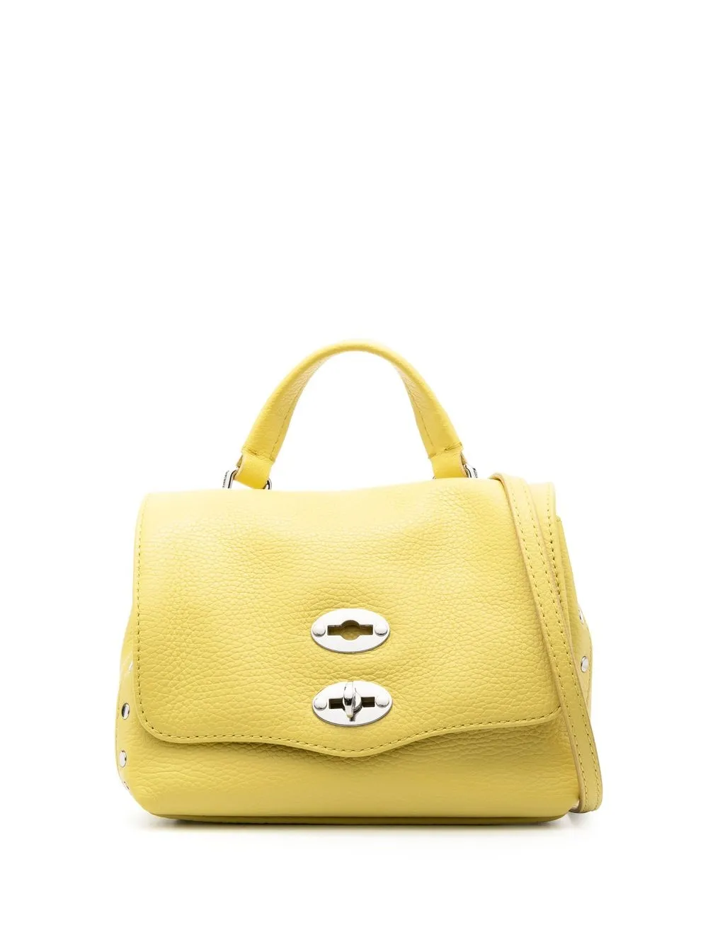 

Zanellato Postina grained-leather tote bag - Yellow