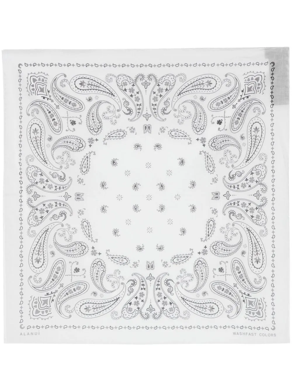 

Alanui bandana-print cotton scarf - White