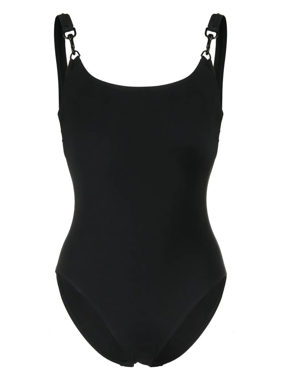 

Tory Burch clip-detail sleeveless swimsuit - Black