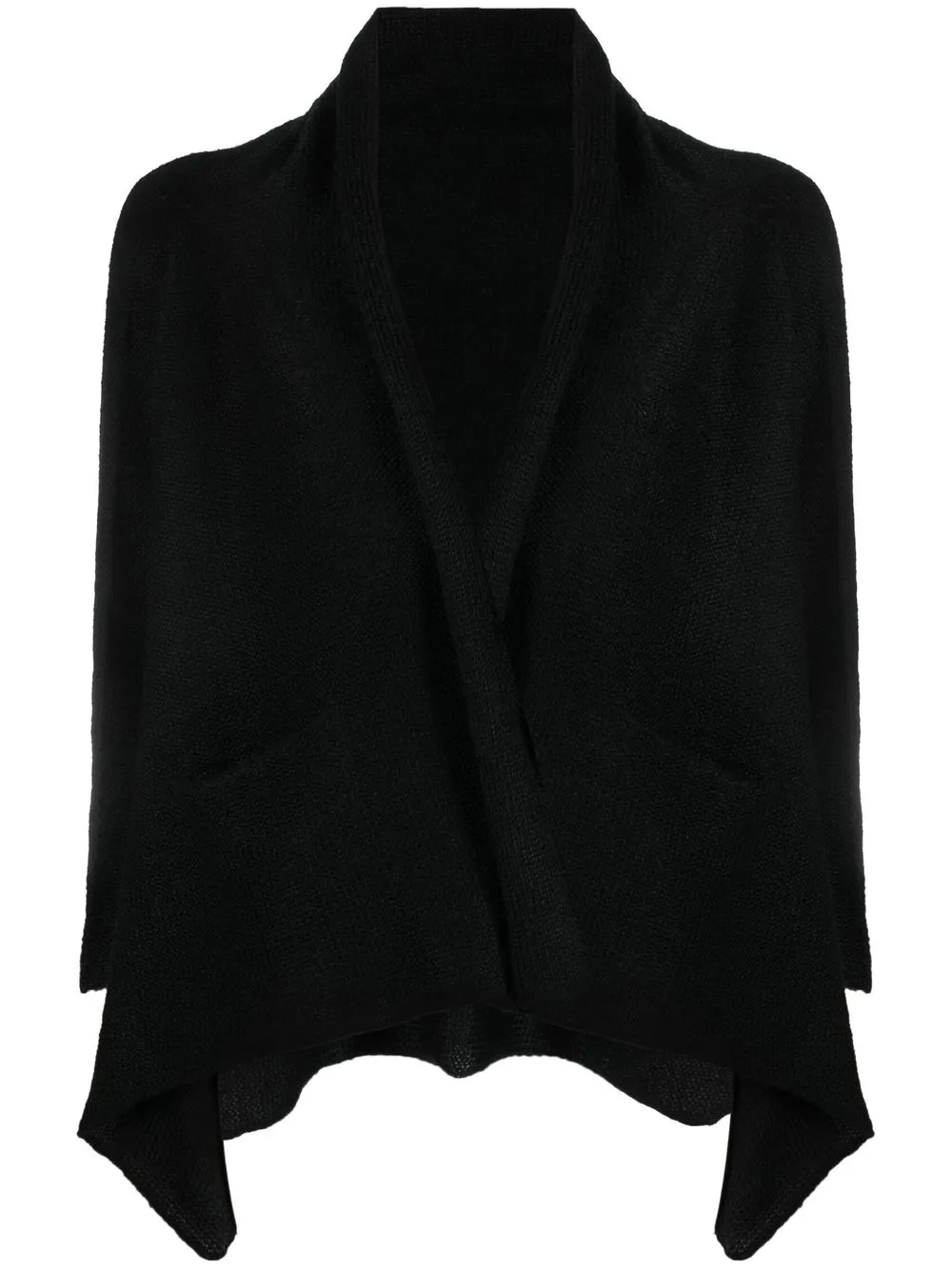 

Daniela Gregis asymmetric shawl cardigan - Black