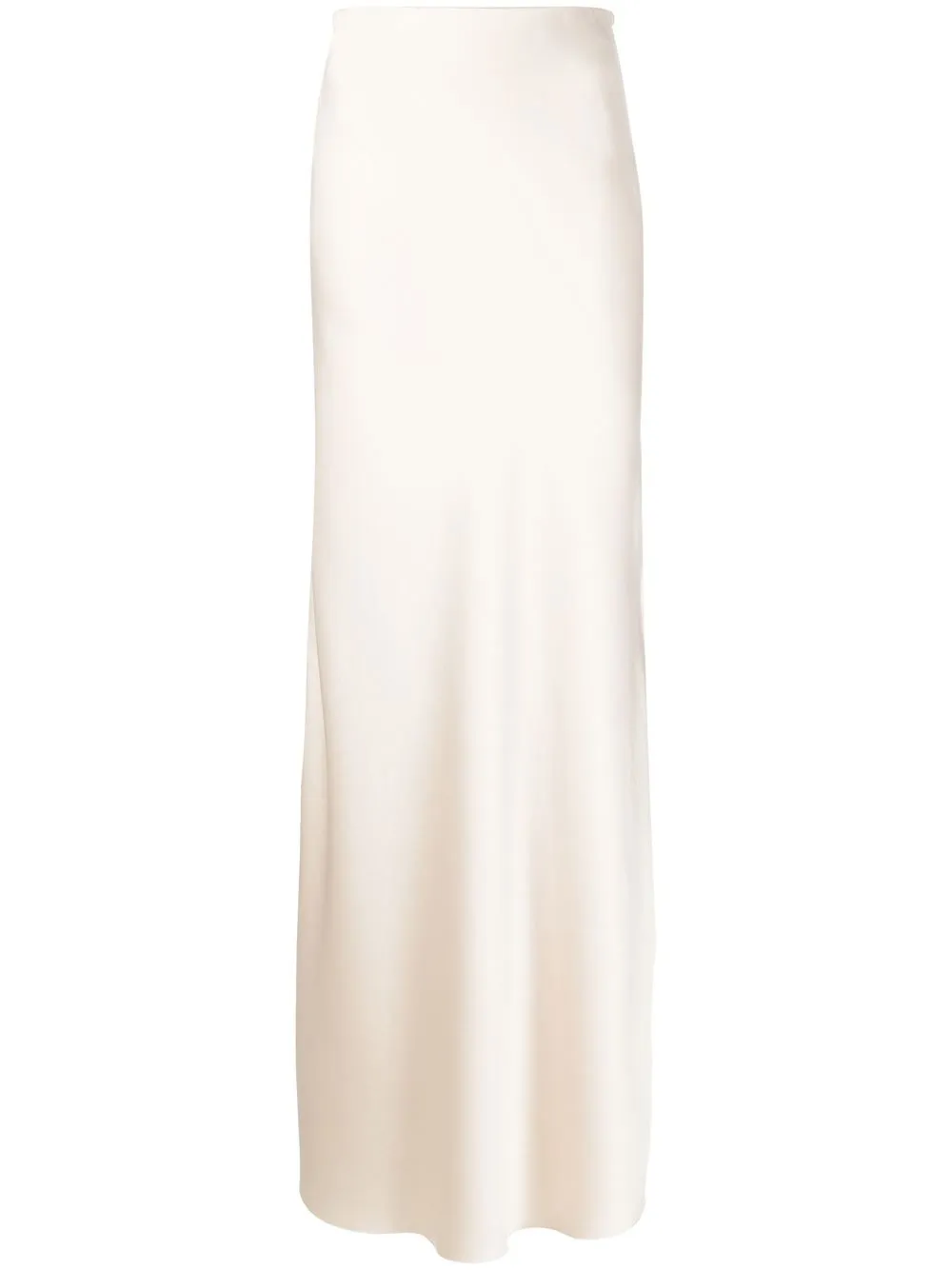 

Blanca Vita high-waisted satin maxi skirt - Neutrals