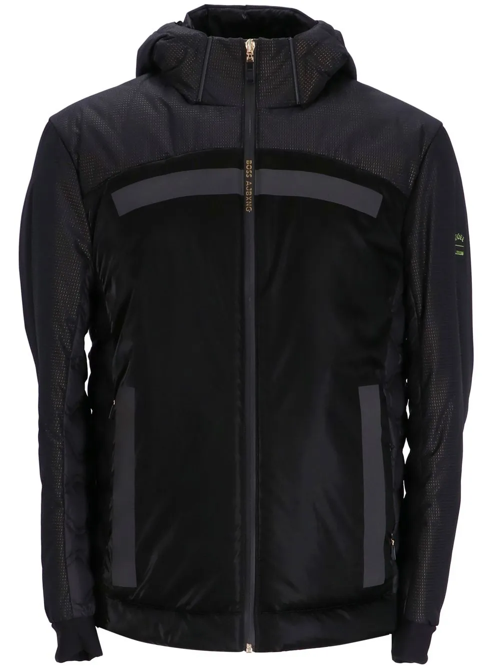 

BOSS x Ajbxng zip-up hooded jacket - Black