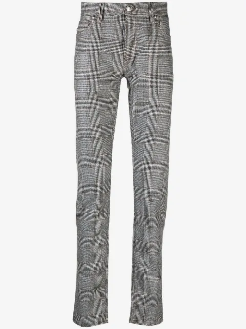 Sartoria Tramarossa checked straight-leg trousers