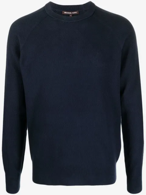 Michael Kors bird's eye crew-neck jumper