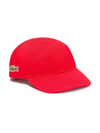 Lacoste Kids Side logo patch Baseball Cap Farfetch