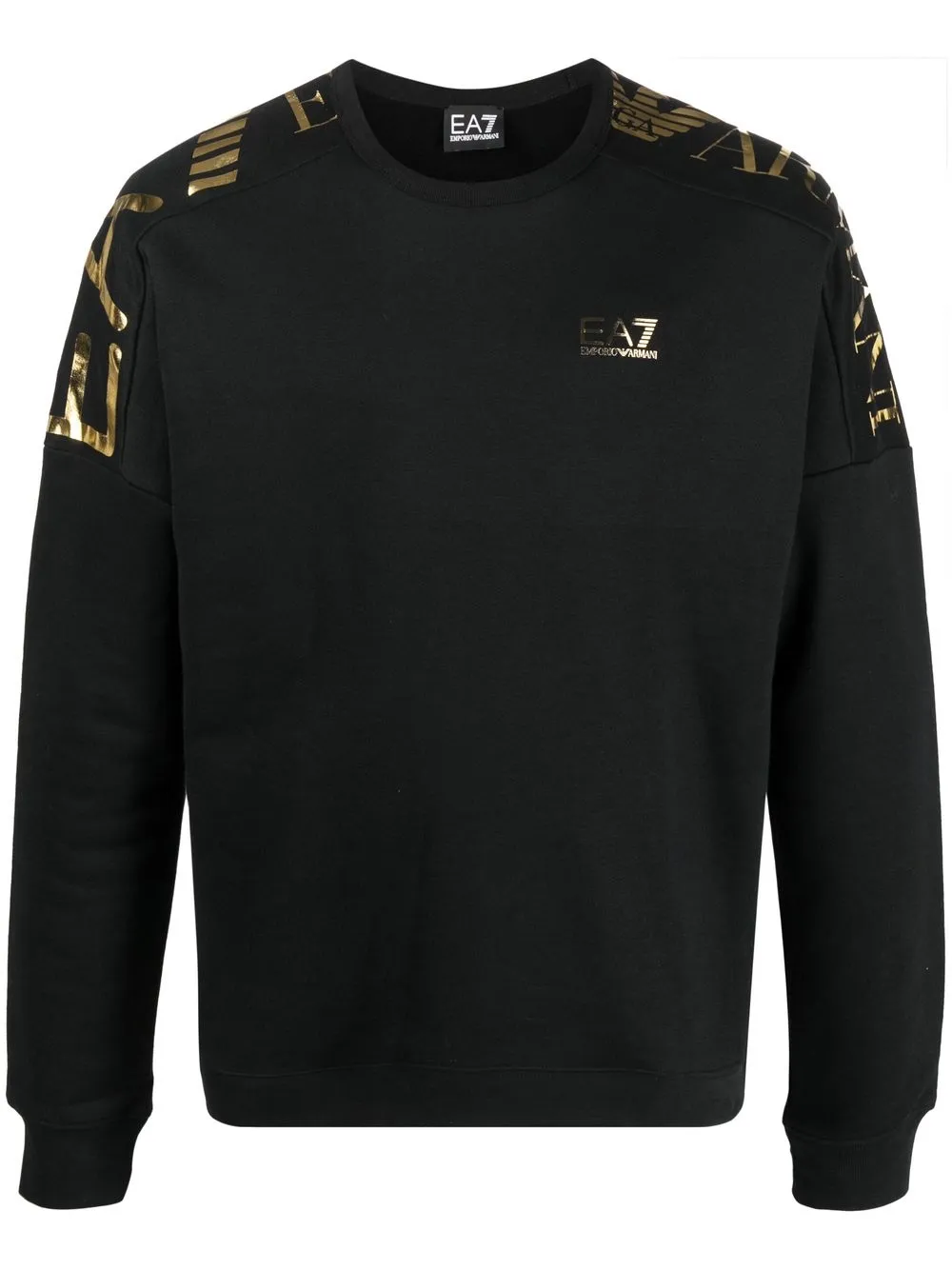 

Ea7 Emporio Armani logo-print detail sweatshirt - Black