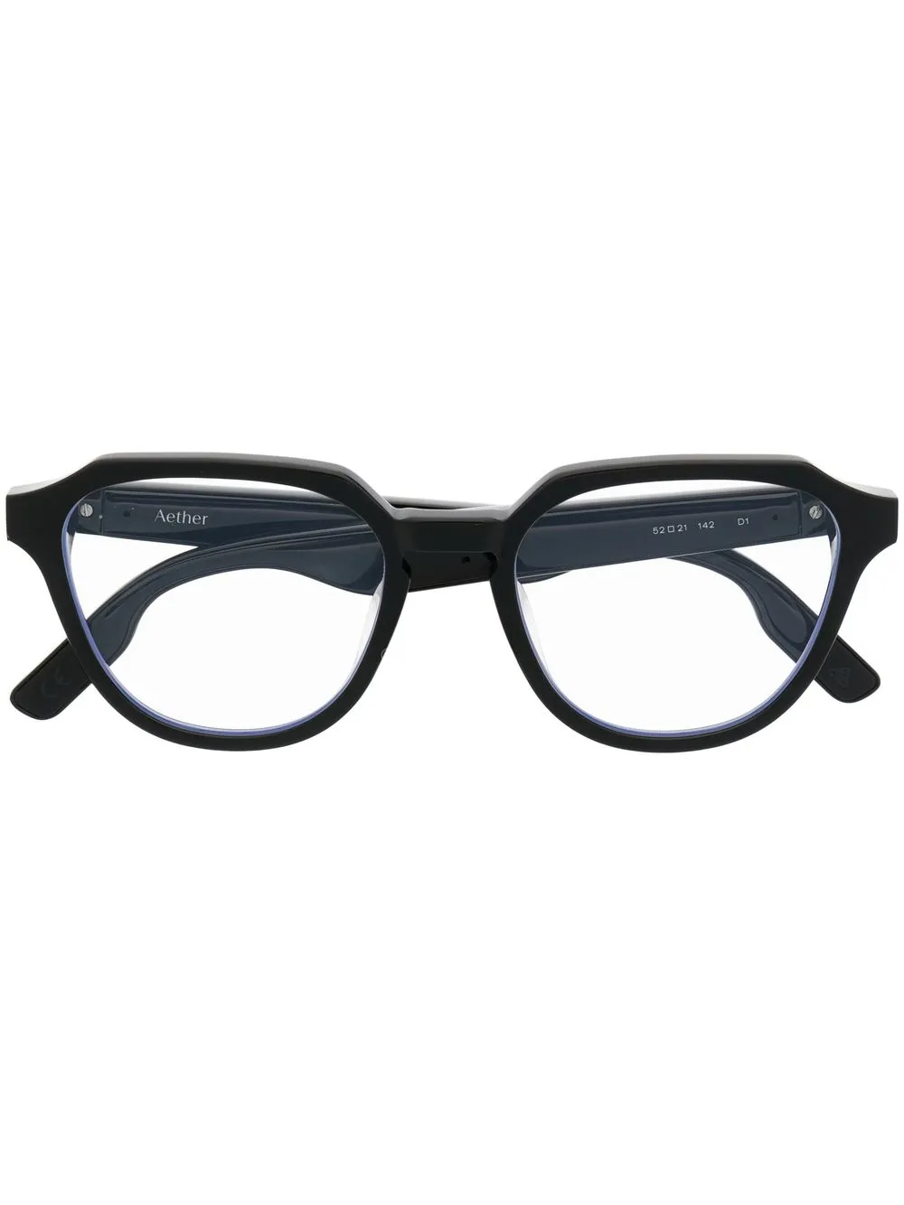 

Aether Eyewear rounded-frame audio glasses - Black