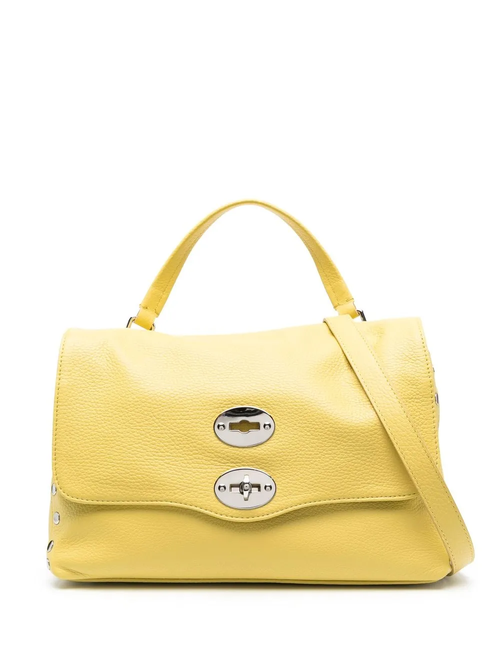 

Zanellato stud-detail leather tote bag - Yellow