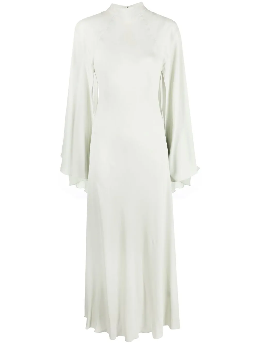 

Erika Cavallini cape-sleeve backless gown - Green