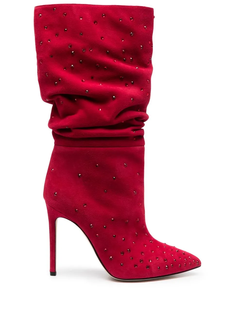 

Paris Texas Holly studded 110mm boots - Red