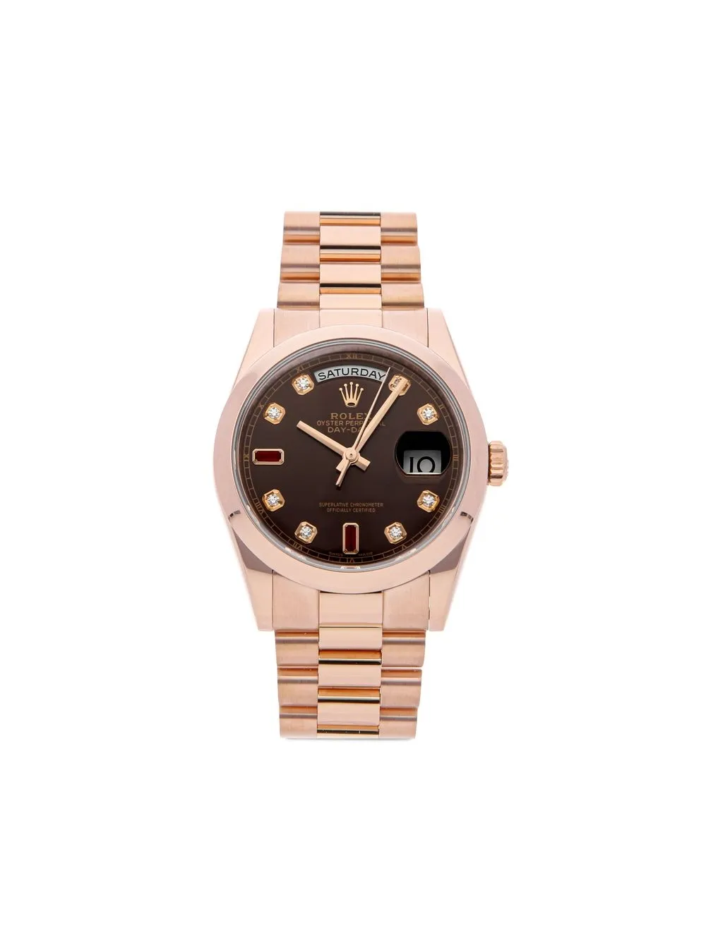 

Rolex 2018 pre-owned Day-Date 36mm - Brown