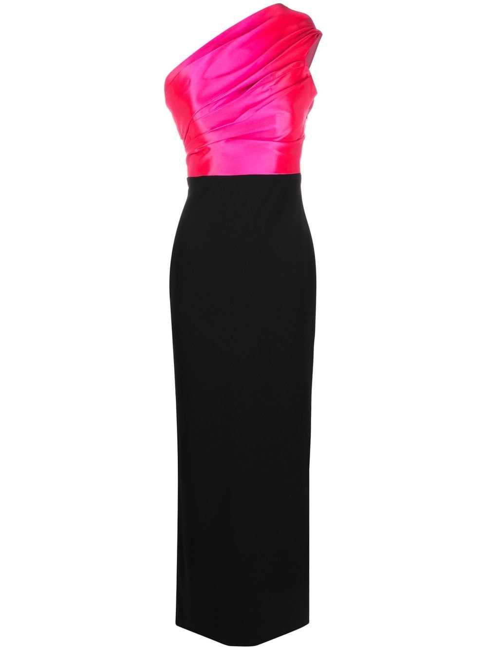 Shop Solace London Selia One-shoulder Maxi Dress In Rosa