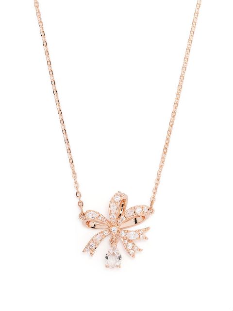 Swarovski Volta bow pendant necklace