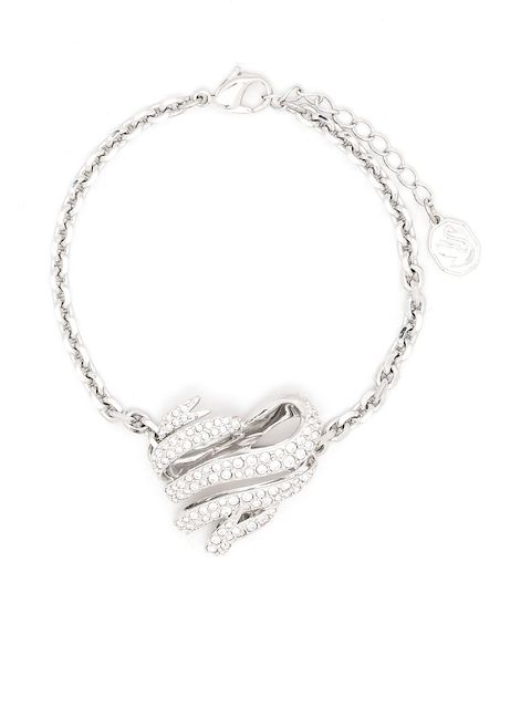 Swarovski Volta heart-charm bracelet