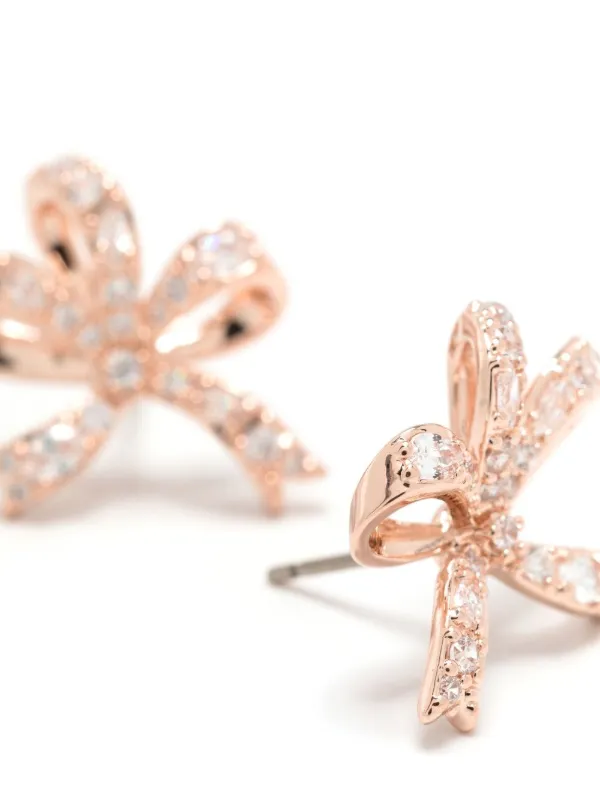 Swarovski Swarovski-crystal Bow Earrings - Farfetch