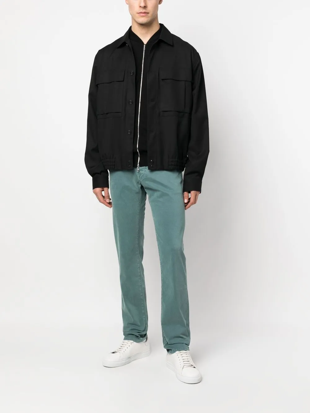 Jacob Cohën Slim-fit broek - Blauw