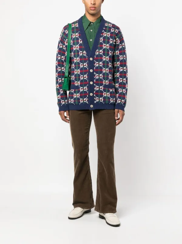 Supreme cheap argyle cardigan