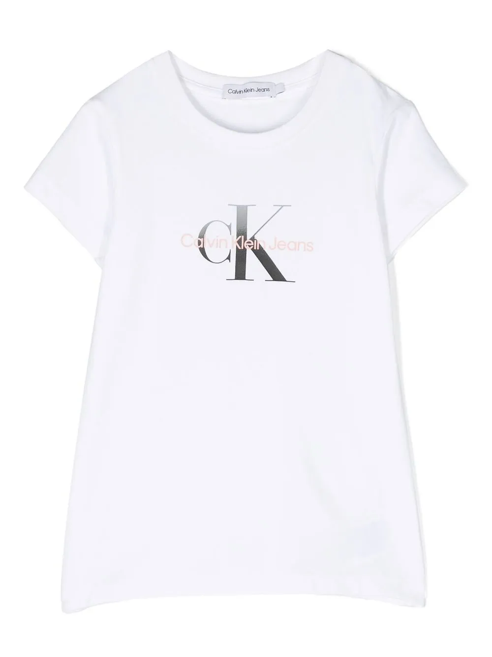 

Calvin Klein Kids logo print cotton T-shirt - White