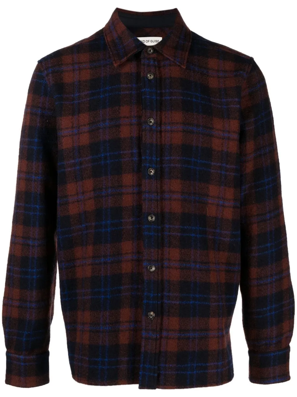 

A Kind of Guise check-pattern virgin wool shirt - Blue
