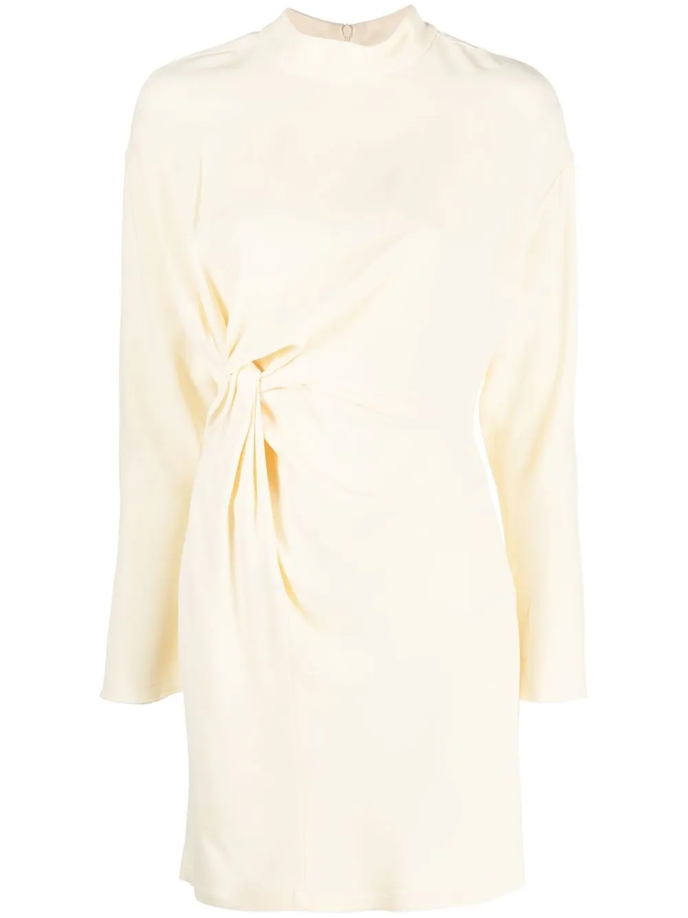 

Erika Cavallini knot-detail long-sleeve dress - Neutrals