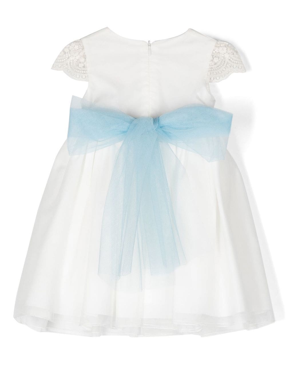 Shop Mimilù Floral-belt Maxi Dress In White