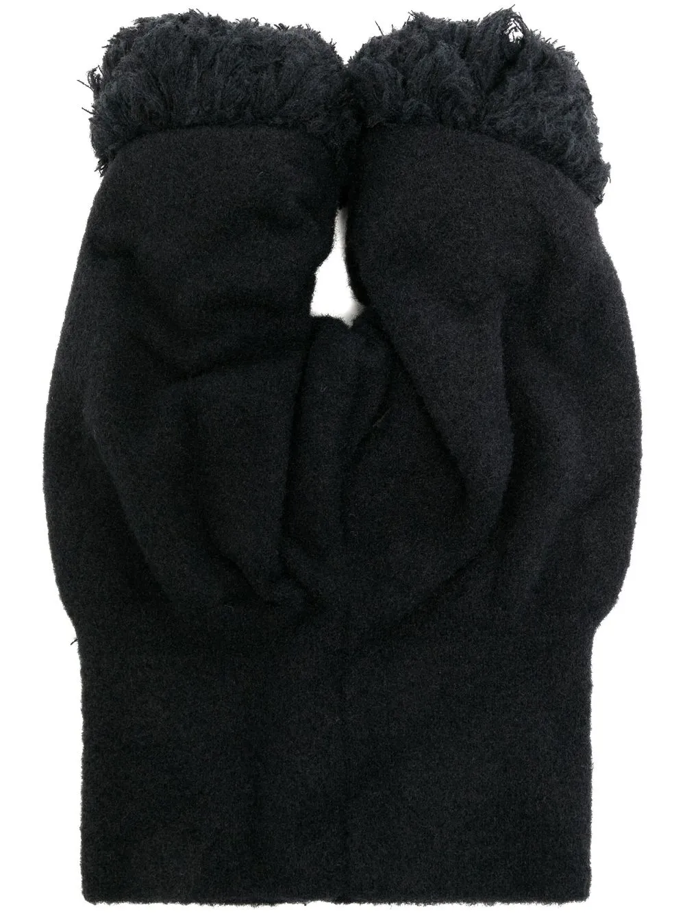 

Bernhard Willhelm pompom-detail split beanie - Black