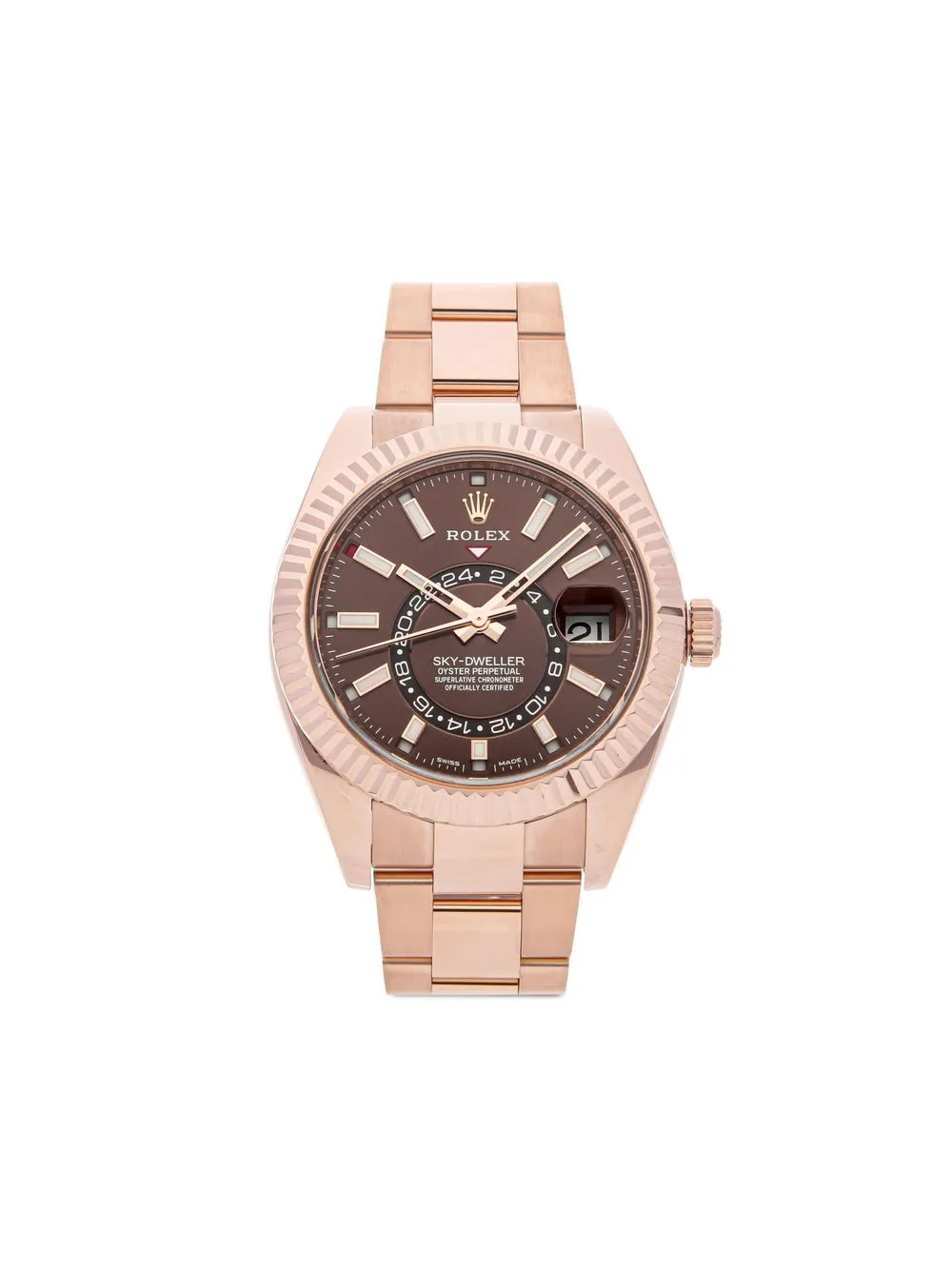 

Rolex 2021 pre-owned Sky-Dweller 42mm - Brown