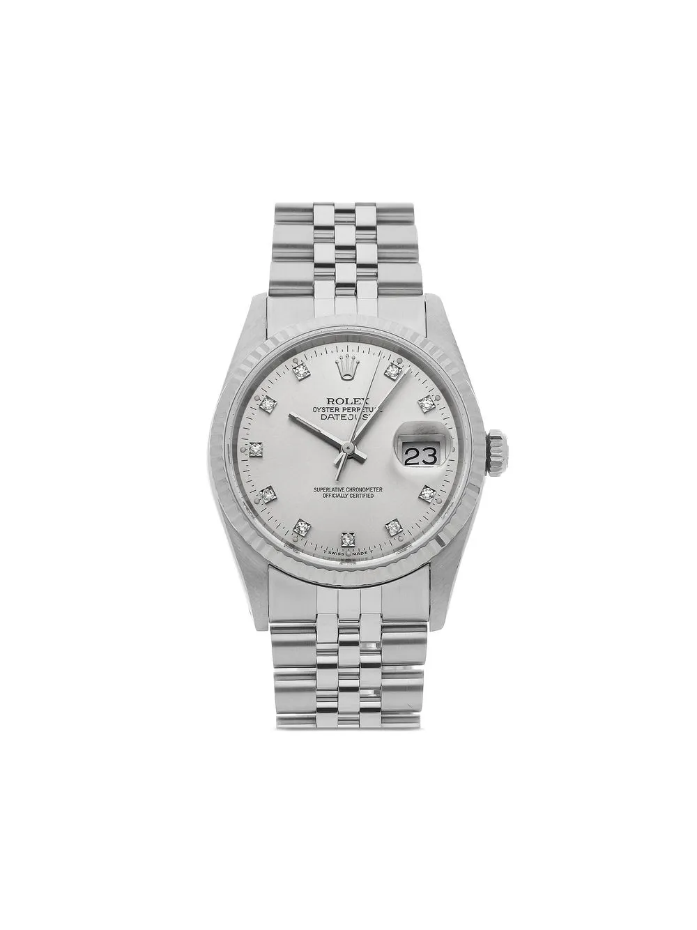 

Rolex 1991 pre-owned Datejust 36mm - Silver