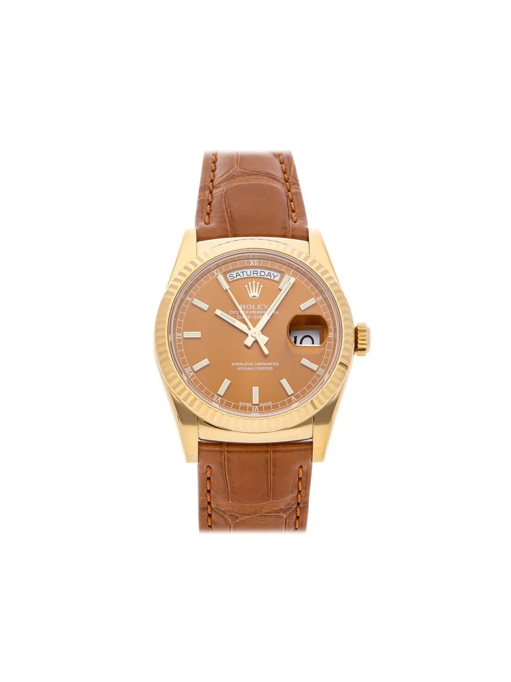 

Rolex 2018 pre-owned Day-Date 36mm - Brown