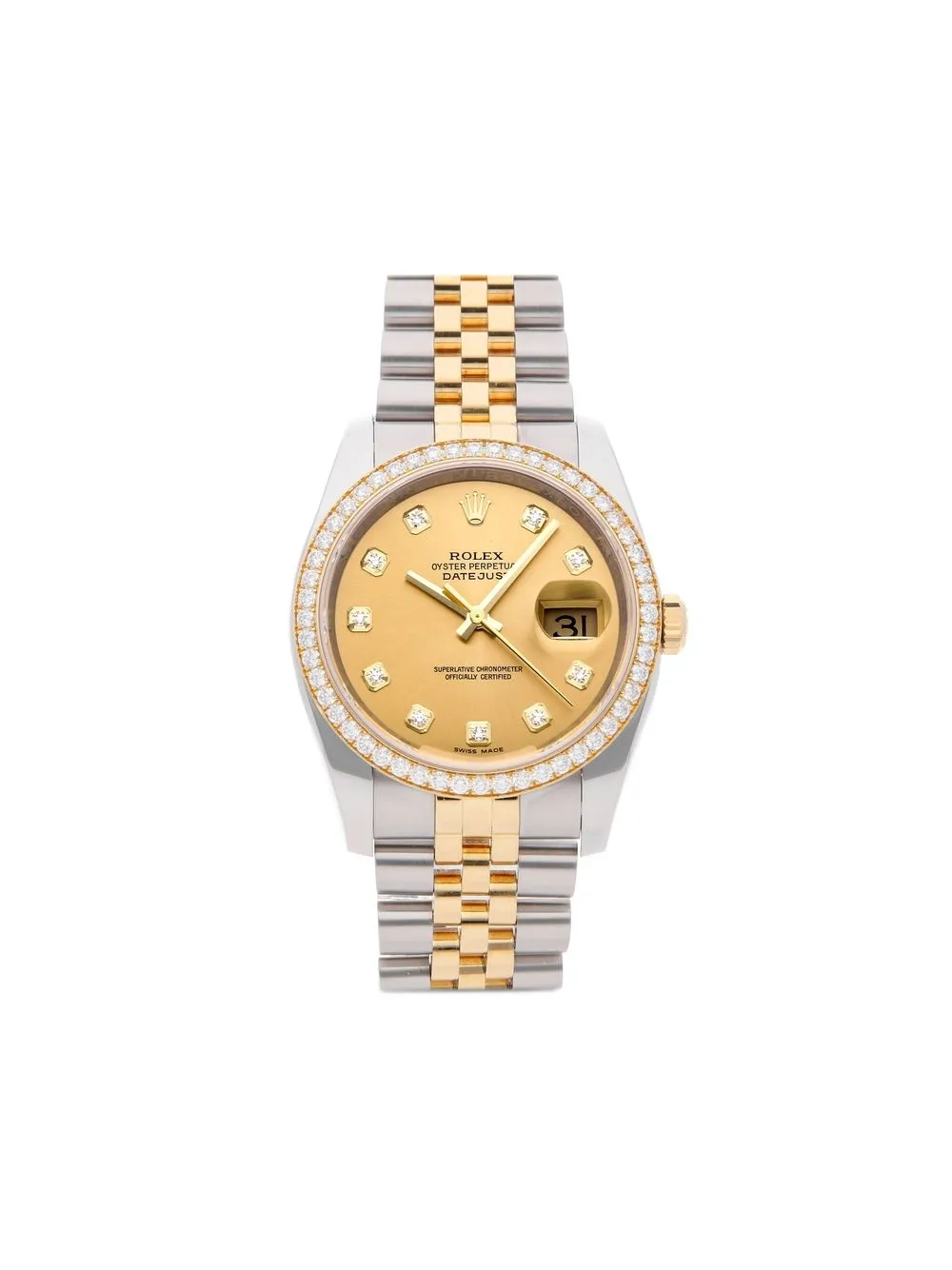 

Rolex 2010 pre-owned Datejust 36mm - Gold