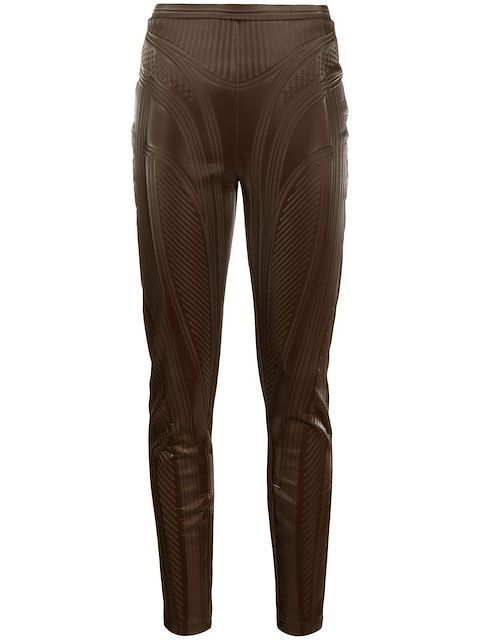 Mugler high-waisted trousers