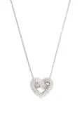 Swarovski Matrix heart-pendant necklace - Silver