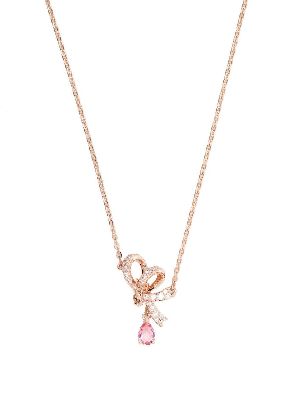 Swarovski Volta Y Bow Necklace - Farfetch