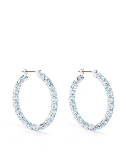 Swarovski Matrix hoop earrings