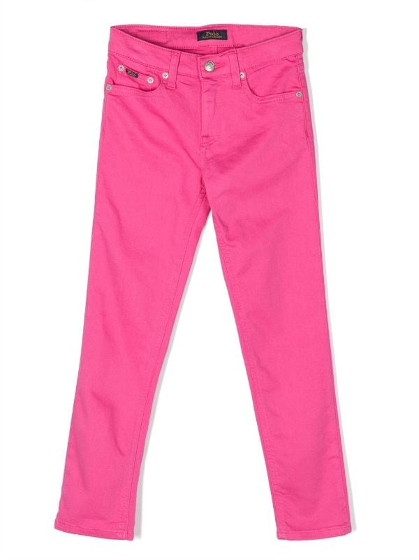 LAUREN RALPH LAUREN STRETCH COTTON SKINNY PANT