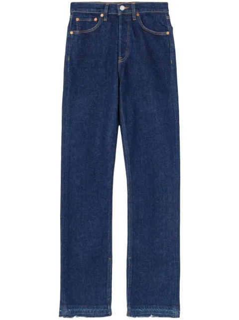 RE/DONE high-rise skinny boot jeans