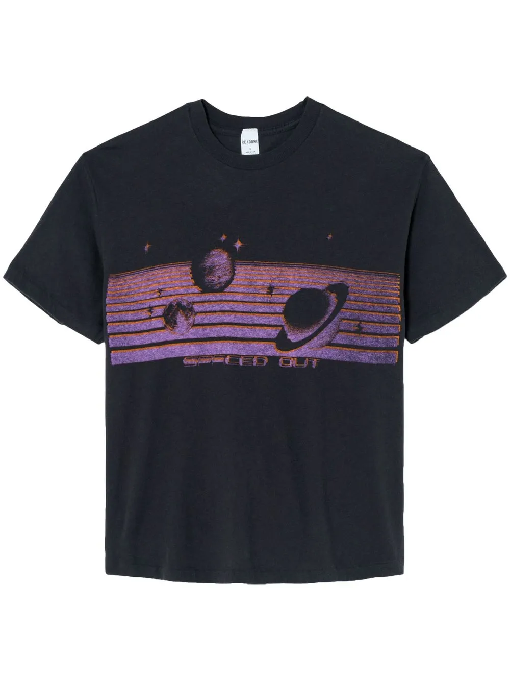 

RE/DONE Spaced Out print T-shirt - Black