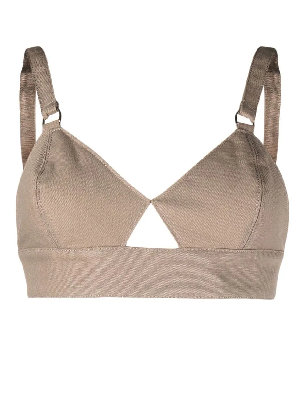 

REMAIN cut-out fitted bra - Grey