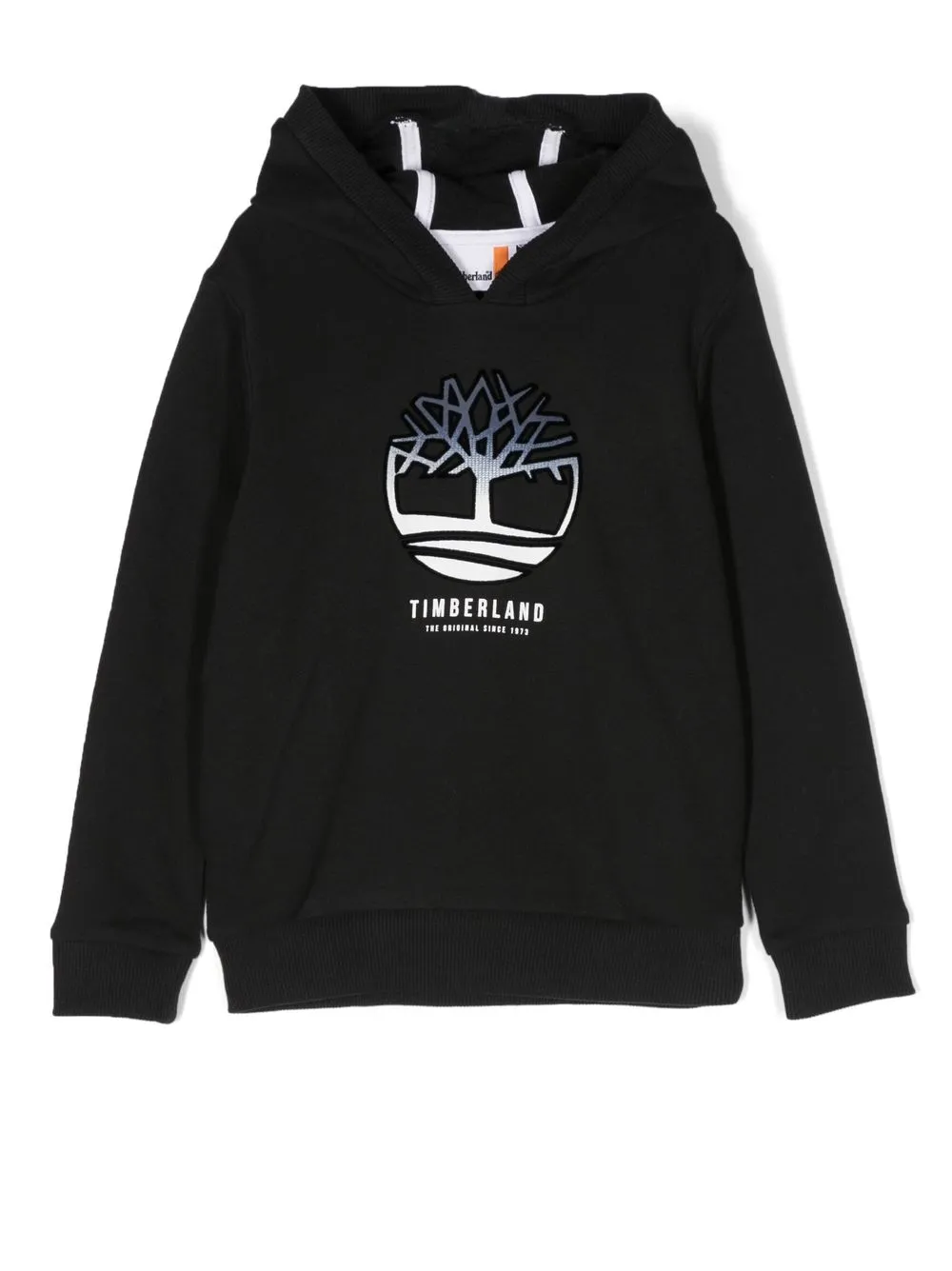 

Timberland Kids hoodie con logo estampado - Negro