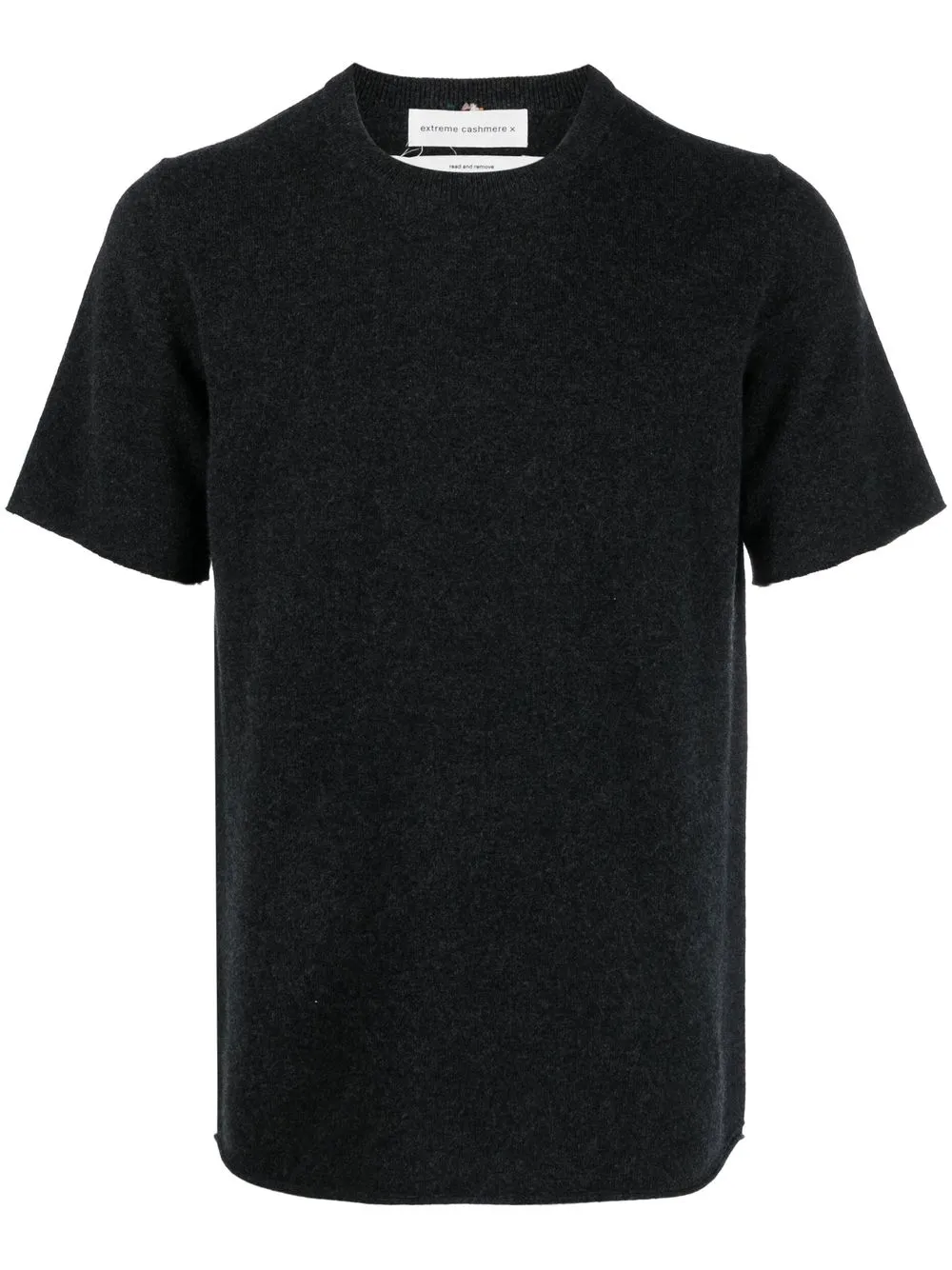 

extreme cashmere crew-neck knitted T-shirt - Grey