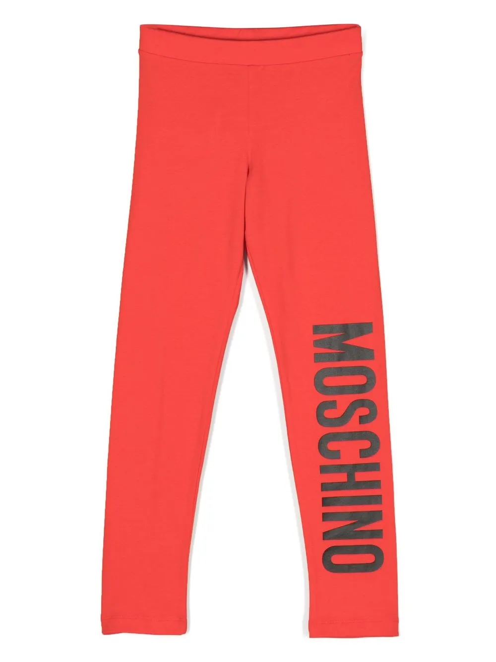 

Moschino Kids logo-print leggings - Red