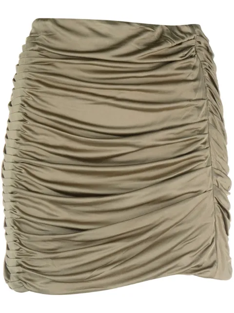GAUGE81 — ruched jersey miniskirt